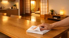 雑巾がけがラクになる 4つ折りで清潔面を順番に使う拭き掃除のコツ